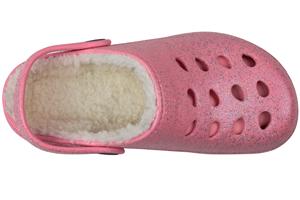 capelli-new-york-girls-clogs-glitzer-clog-1-2-mit-fell-gef-ttert image 4