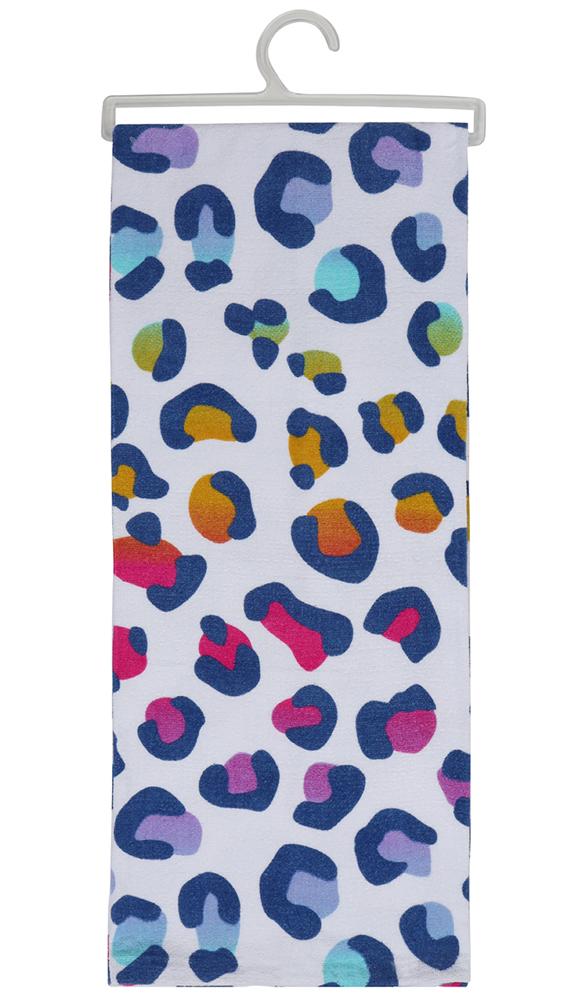 capelli-new-york-towels-rainbow-cheetah-strandhandtuch-wei image 3