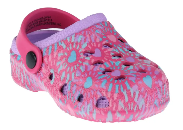 capelli-new-york-tie-dye-hearts-clogs-eva-bunt-kleinkinder image 1