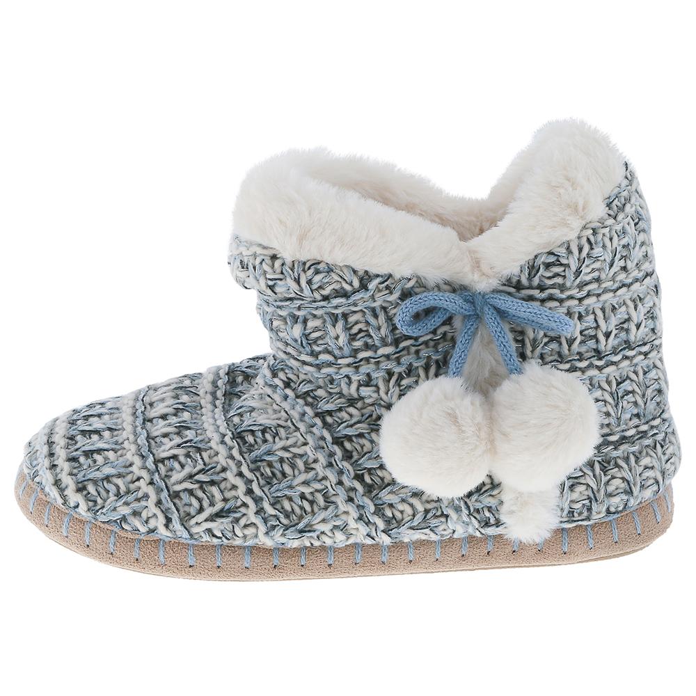 capelli-new-york-slipper-boots-damen-strick-fell-pompons image 3