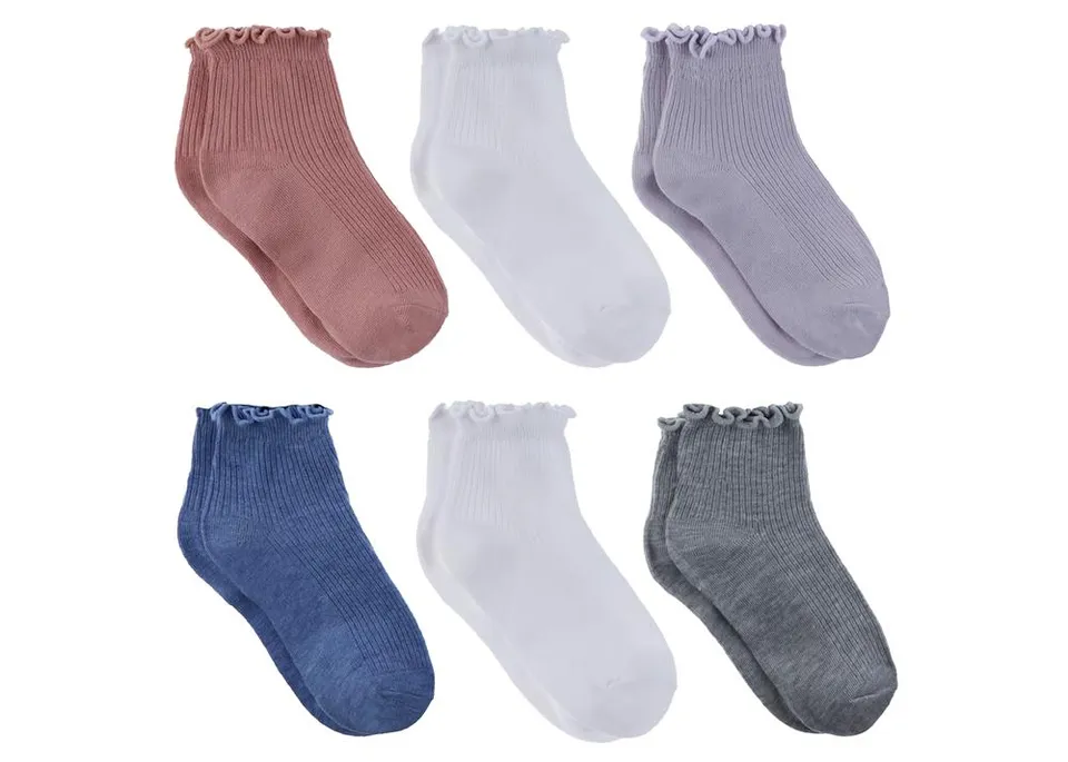 capelli-new-york-basics-lettuce-edge-socken-damen-6er-pack-kn-chel image 1