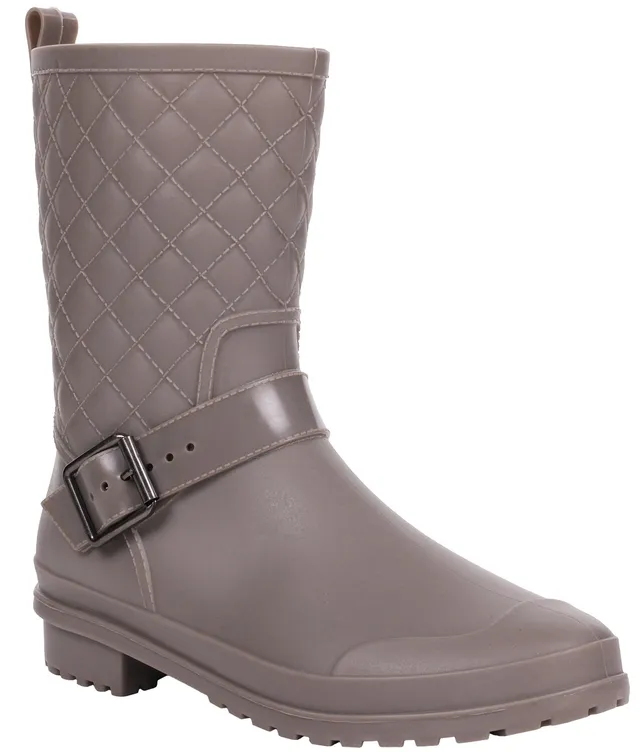 capelli-new-york-ladies-rain-boots-matte-taupe-regenstiefel-wadenhoch image 1
