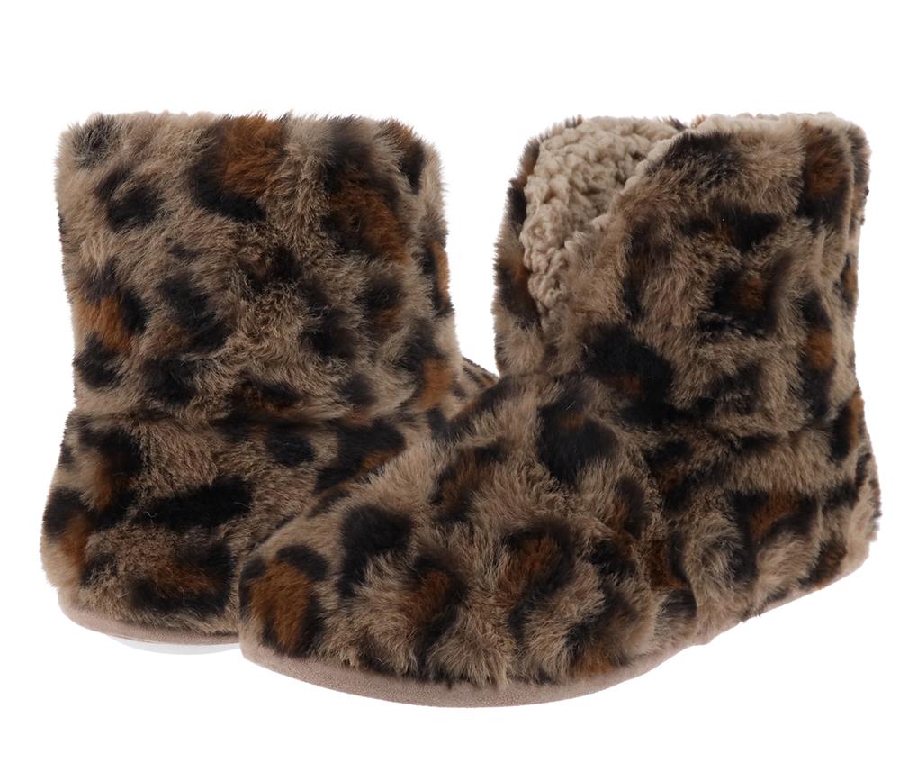 capelli-new-york-boot-hausschuhe-damen-kunstfell-warm image 2