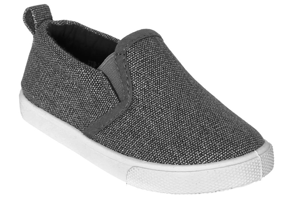 capelli-new-york-toddler-boys-slip-on-sneaker-grau-canvas image 1