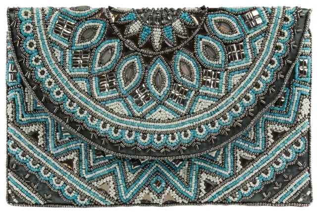 capelli-new-york-ladies-handbags-beaded-clutch-mit-kette image 1