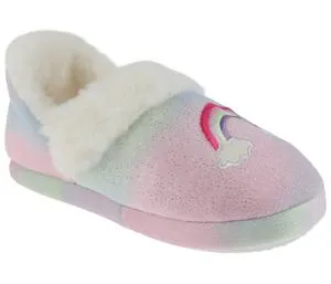 capelli-new-york-girls-slippers-boa-hausschuhe-regenbogen image 1