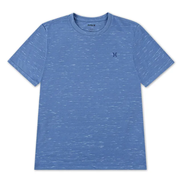 hurley-88240-t-shirt-jungen-blau-cloud-slub-kurzarm image 1