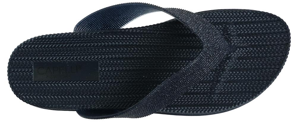 capelli-new-york-ladies-flip-flops-navy-glitzer-gr-7 image 4