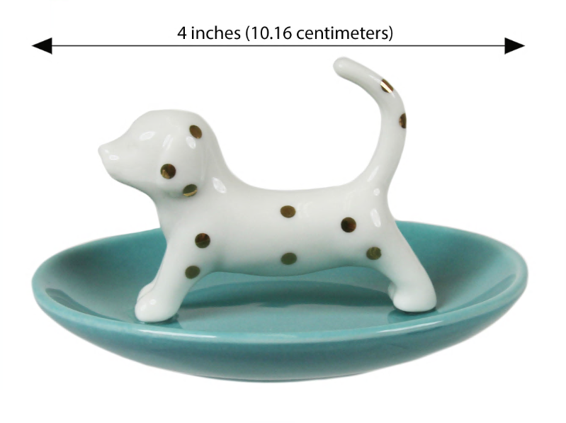 capelli-new-york-trinket-trays-dackel-schmuckschale-keramik-gefleckt image 7