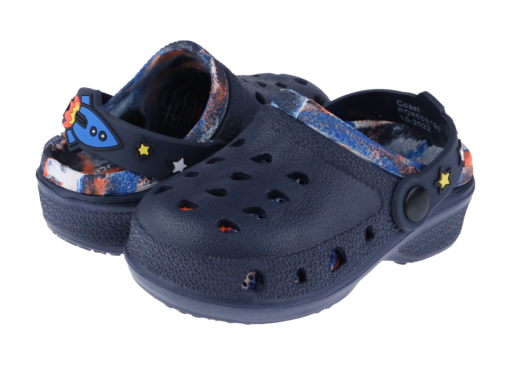 capelli-new-york-toddler-unisex-clogs-two-tone-eva-icons-riemen image 2