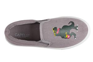 capelli-new-york-happy-dino-slip-on-sneaker-jungen-canvas image 4