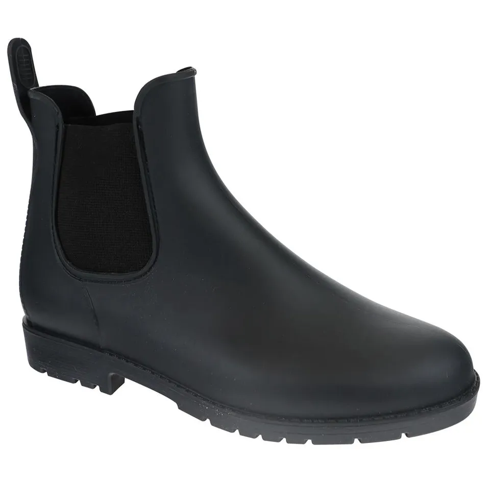 capelli-new-york-chelsea-regenstiefel-damen-schwarz-matt-gummi image 1