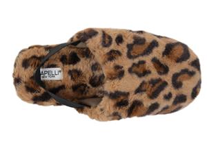 capelli-new-york-cheetah-hausschuhe-damen-kunstfell-leo-slide image 4
