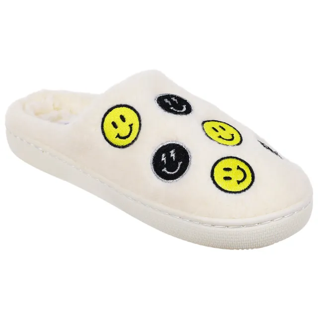 capelli-new-york-wool-scuff-smiley-hausschuhe-gr-medium image 1