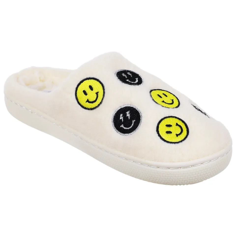 capelli-new-york-wool-scuff-smiley-hausschuhe-gr-medium image 1