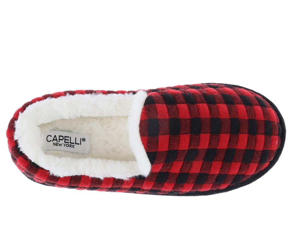 capelli-new-york-buffalo-plaid-scuff-hausschuhe-rot-gr-m image 5