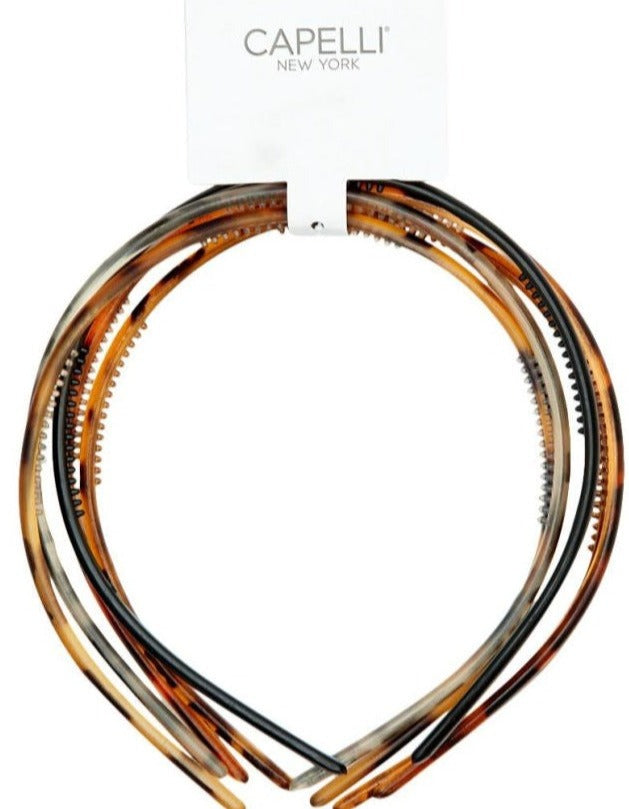 capelli-new-york-ladies-hair-accessories-haarreif-5er-set image 2
