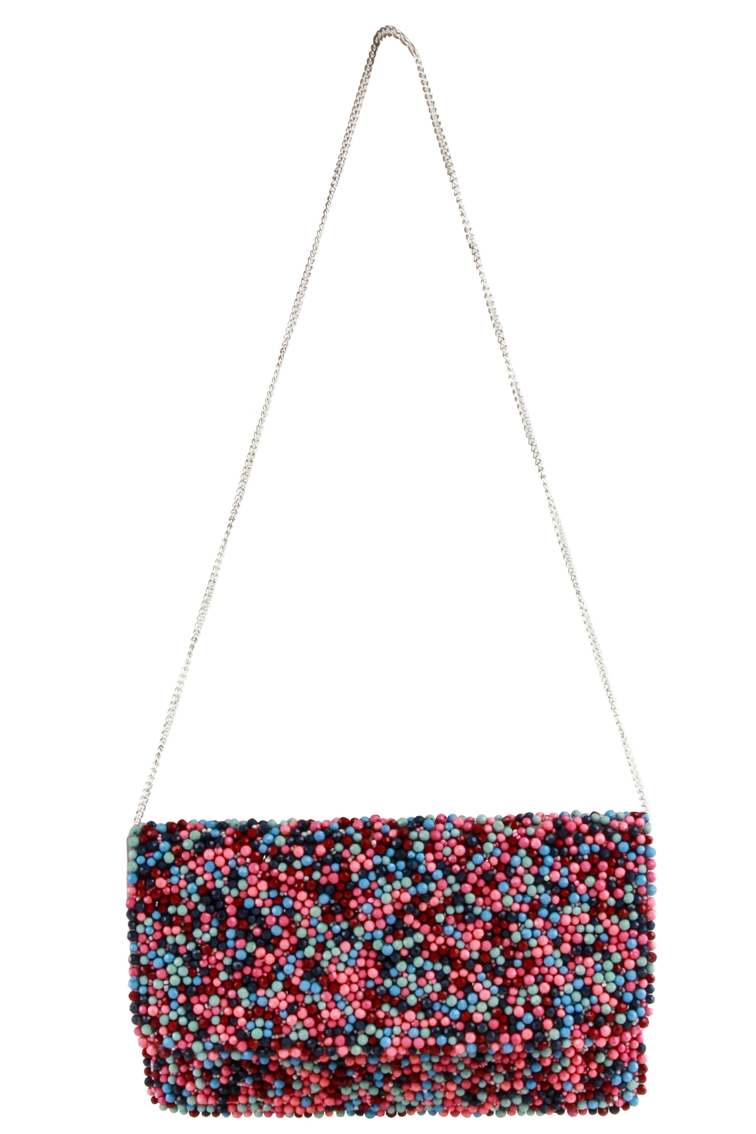 capelli-new-york-damen-clutch-perlen-mit-kette image 2