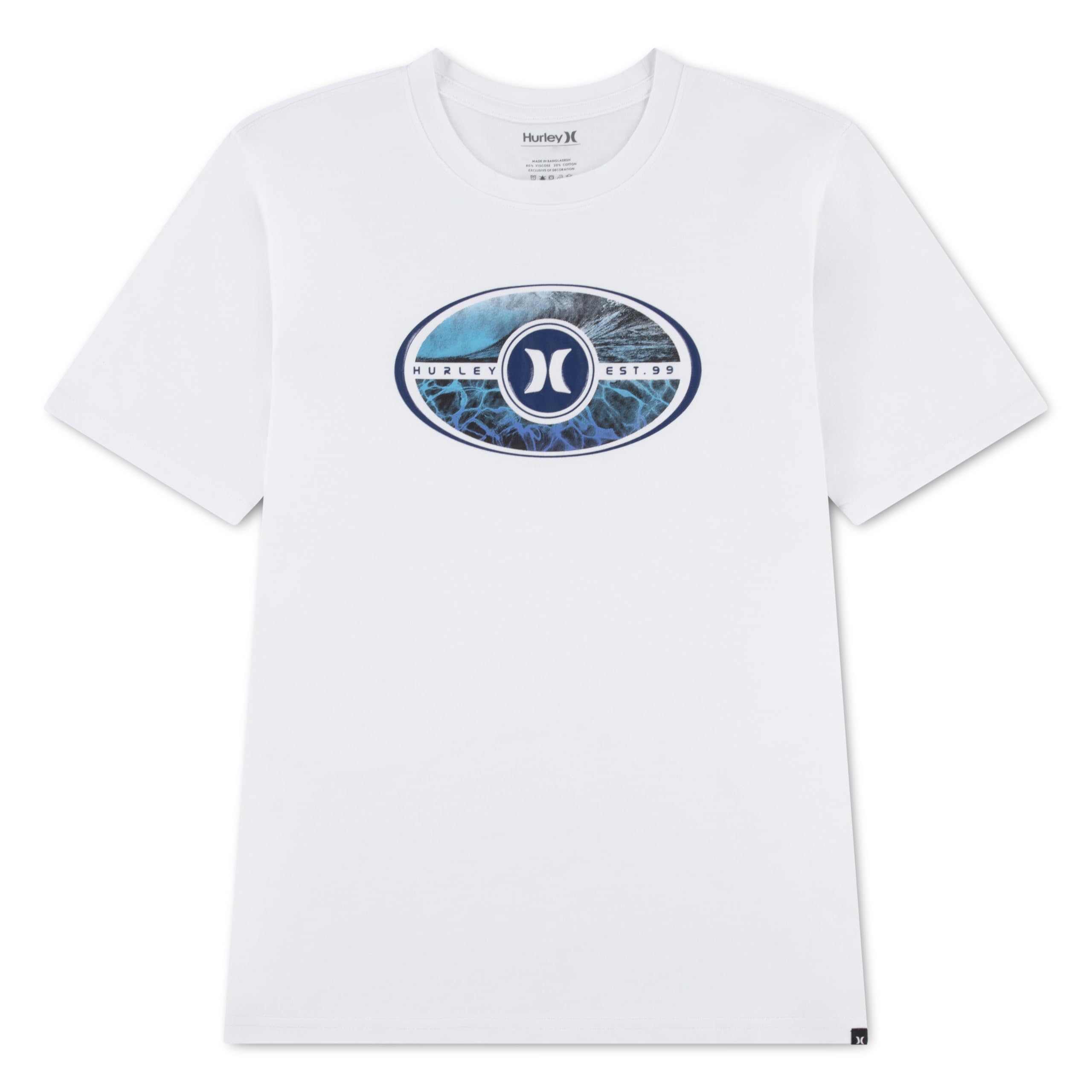 hurley-89133-grafik-t-shirt-jungen-8-10-jahre-print image 1