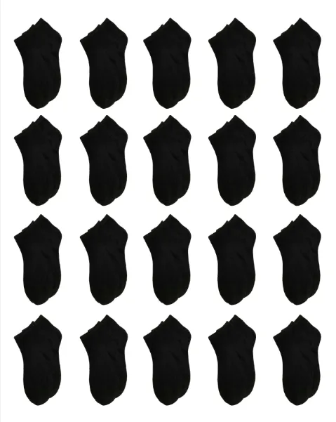 capelli-new-york-ladies-socks-low-cut-socken-schwarz-20er image 1