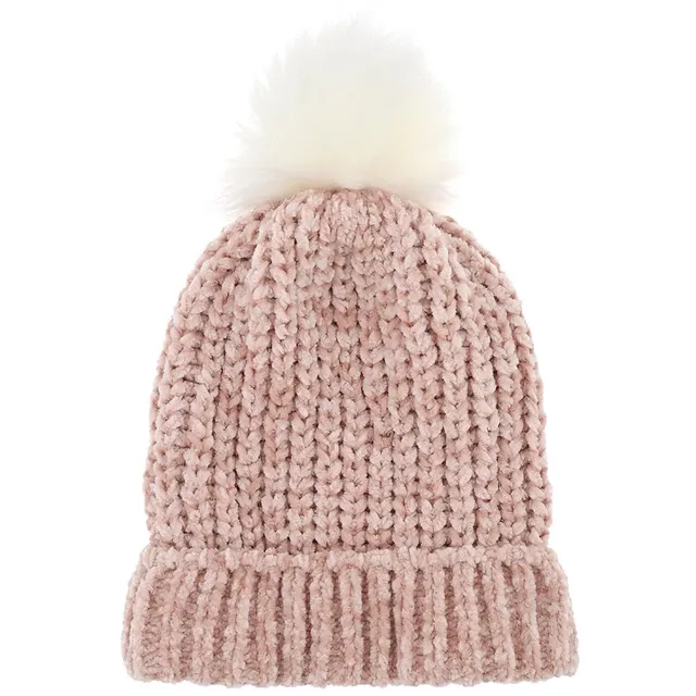 capelli-new-york-ladies-super-soft-chenille-m-tze-pom-rosa image 1