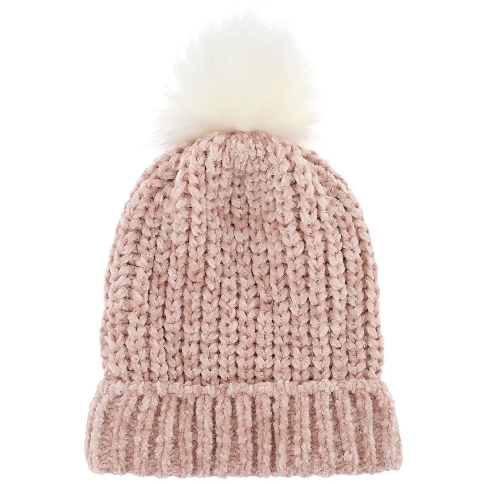 capelli-new-york-ladies-super-soft-chenille-m-tze-pom-rosa image 1
