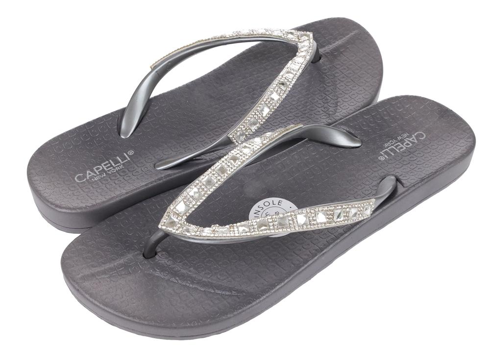 capelli-new-york-ladies-flip-flops-zehentrenner-strass-gr-8 image 2