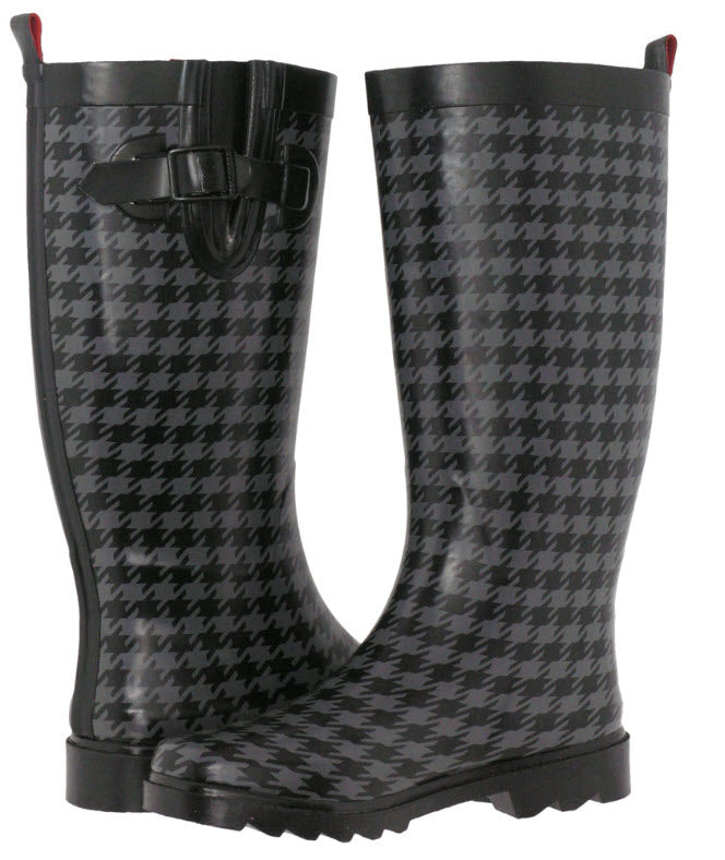 capelli-new-york-houndstooth-tall-gummistiefel-damen-hahnentritt image 4