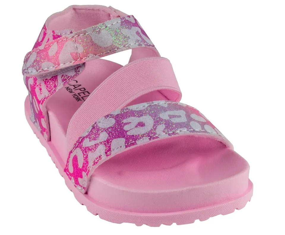 capelli-new-york-leopard-glitter-sandalen-m-dchen-multi-riemen image 1
