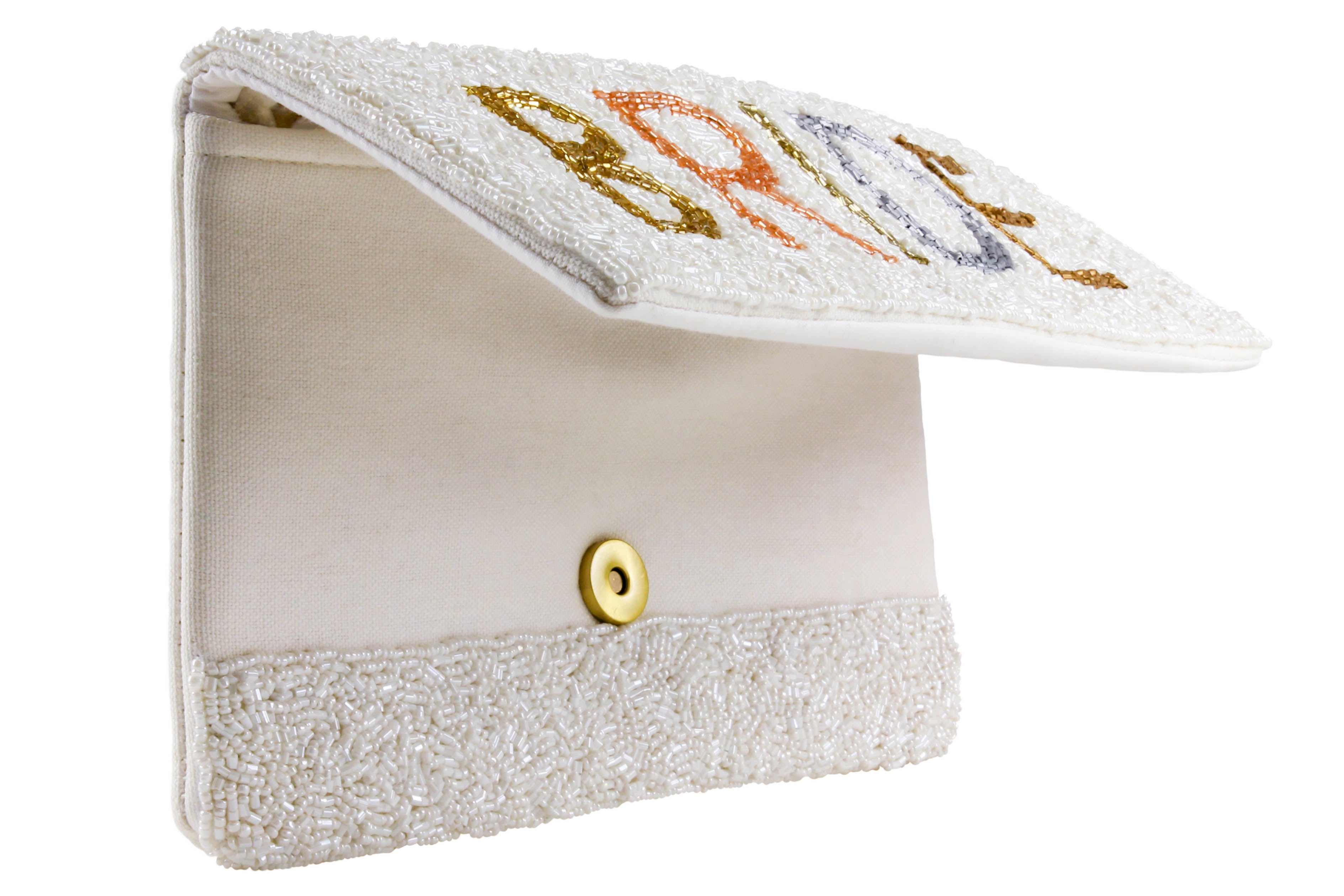 capelli-new-york-bride-damen-clutch-wei-mit-perlen image 4