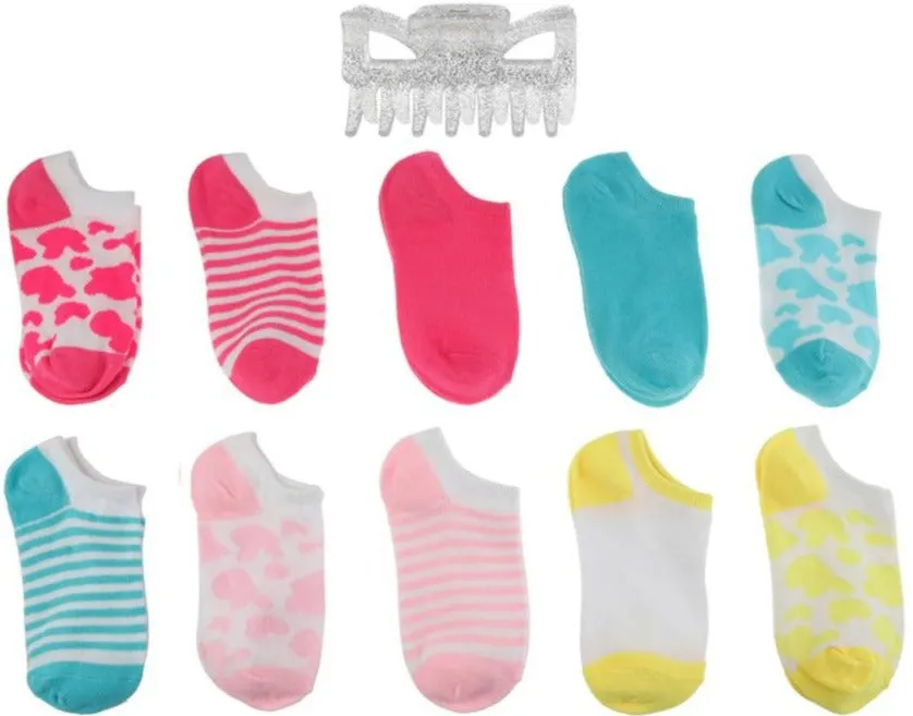 capelli-new-york-girls-socken-kuh-10er-mit-haarclip image 1