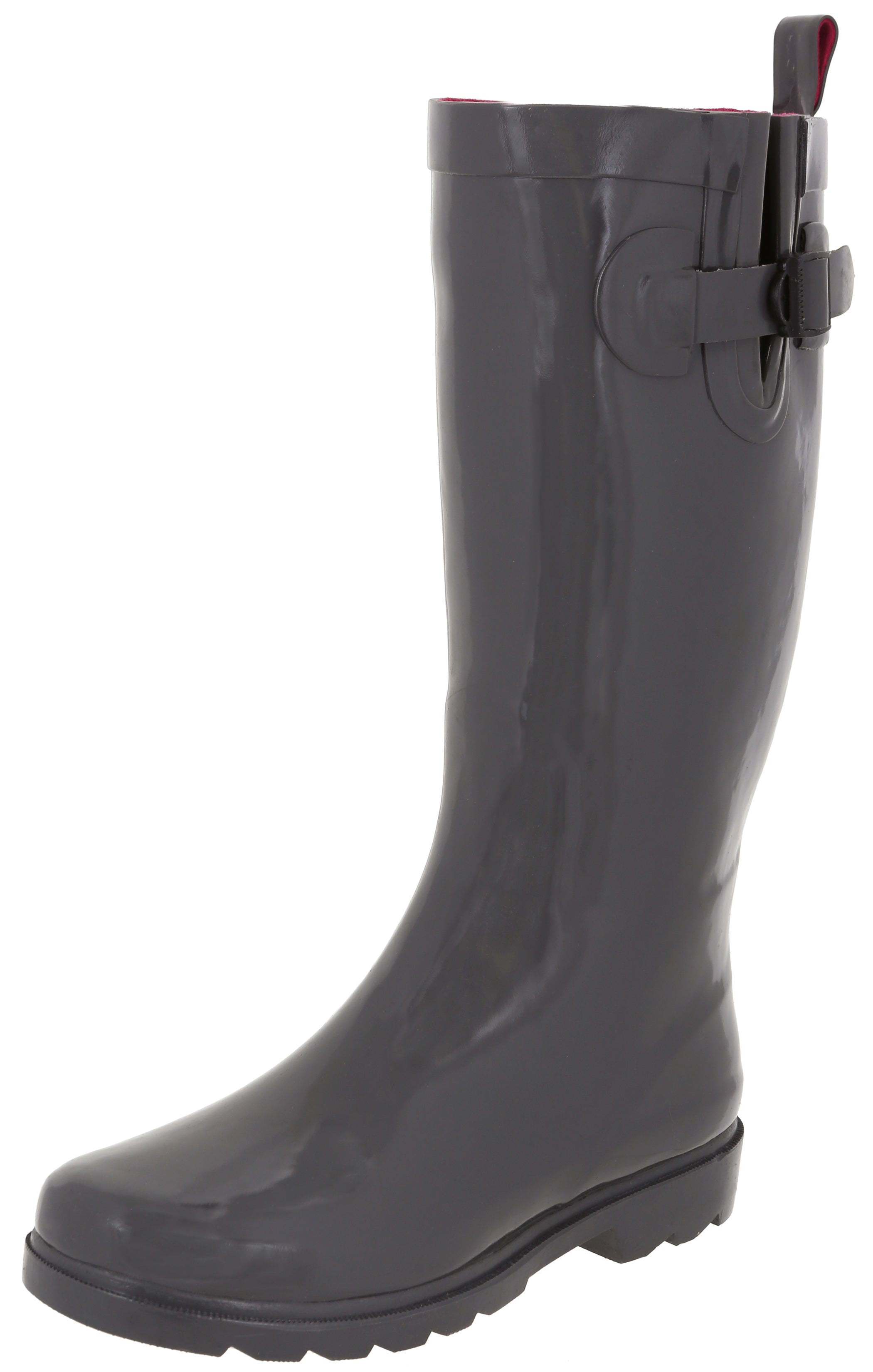 capelli-new-york-damen-gummistiefel-grau-hoch-gummi image 2