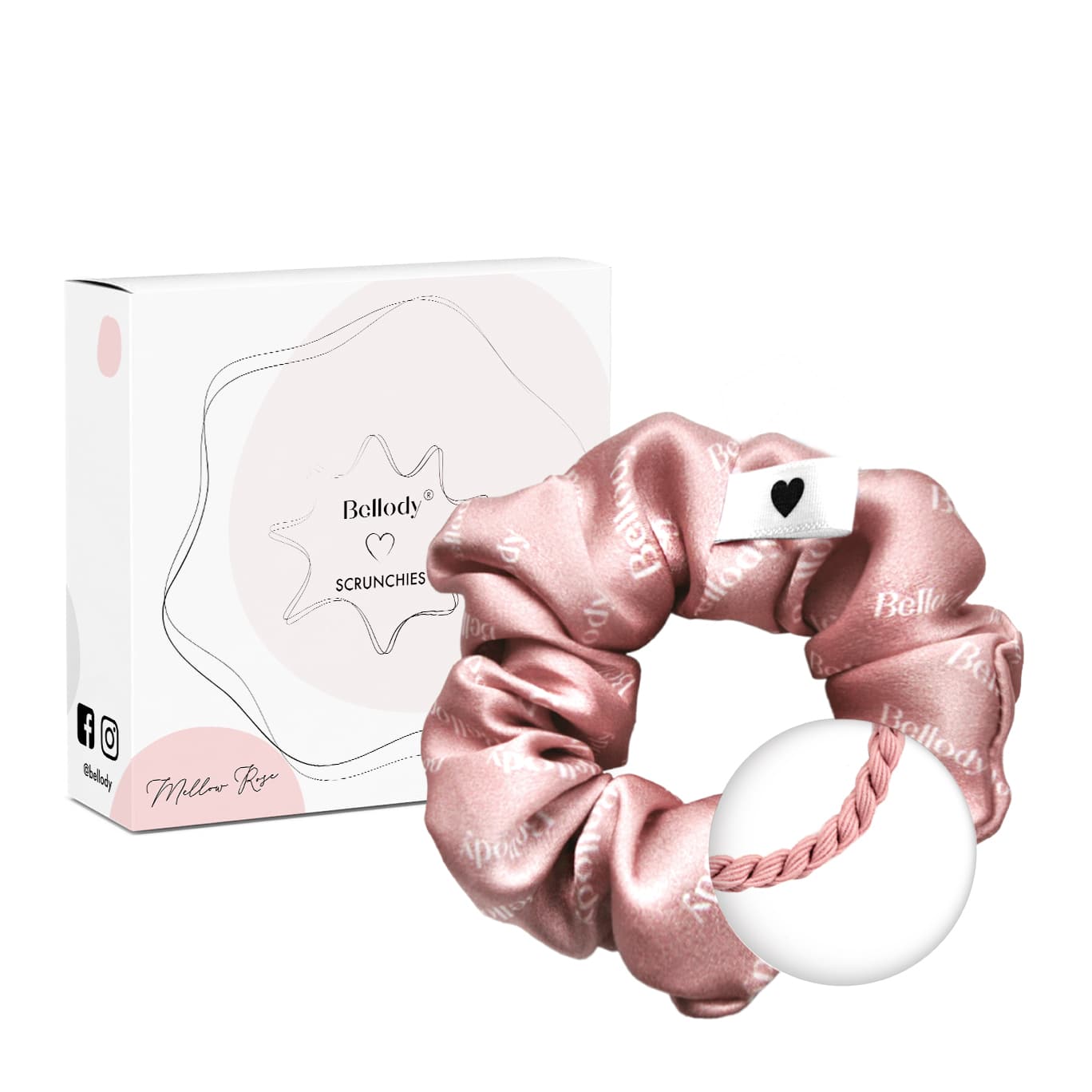 bellody-scrunchies-classic-black-schwarz-satin image 7