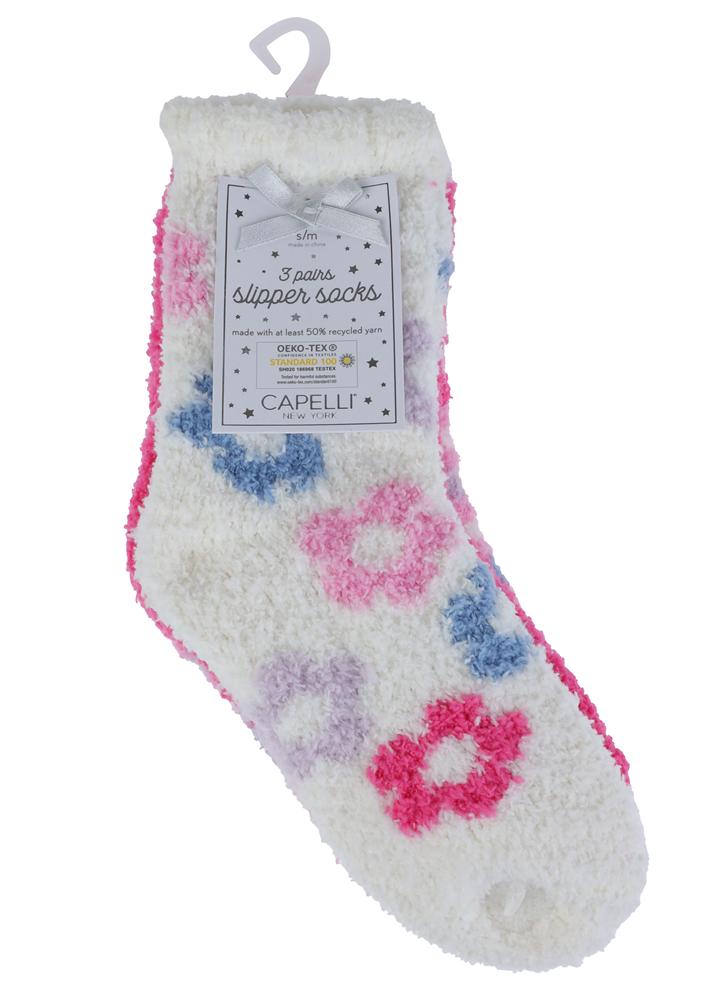 capelli-new-york-floral-socken-damen-3er-kuschelsocken image 3