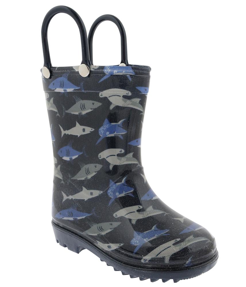 capelli-new-york-shark-regenstiefel-kinder-hai-print-gummi image 1