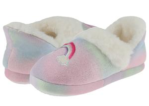 capelli-new-york-girls-slippers-boa-hausschuhe-regenbogen image 2