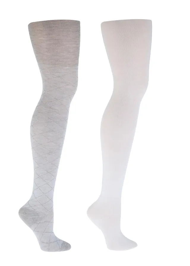 capelli-new-york-strumpfhose-m-dchen-2er-pack-strick-pointelle image 1
