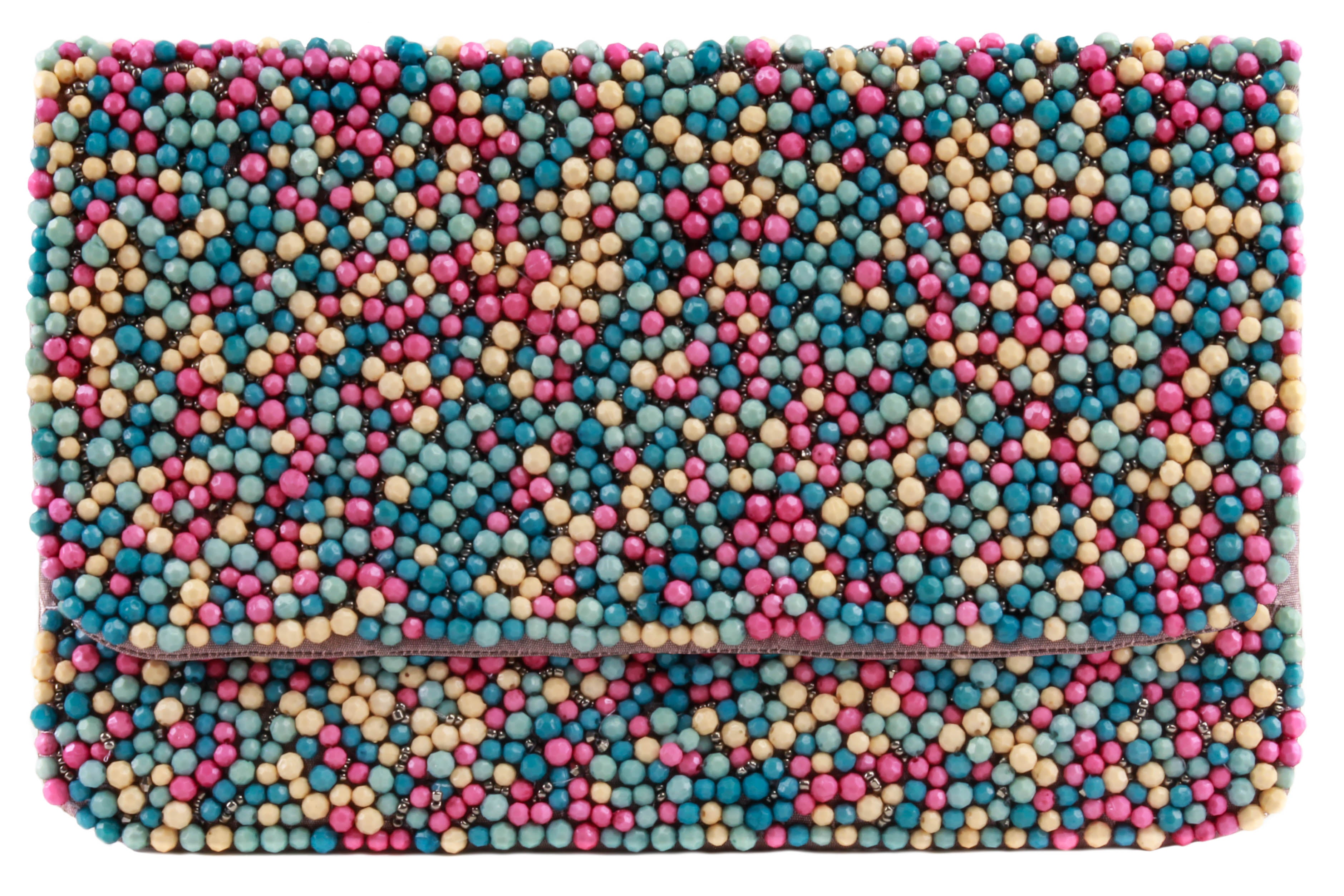 capelli-new-york-beaded-clutch-perlen-abendtasche image 1