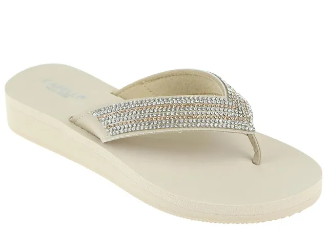 capelli-new-york-ladies-flip-flops-keil-natur-gem-gr-8 image 1