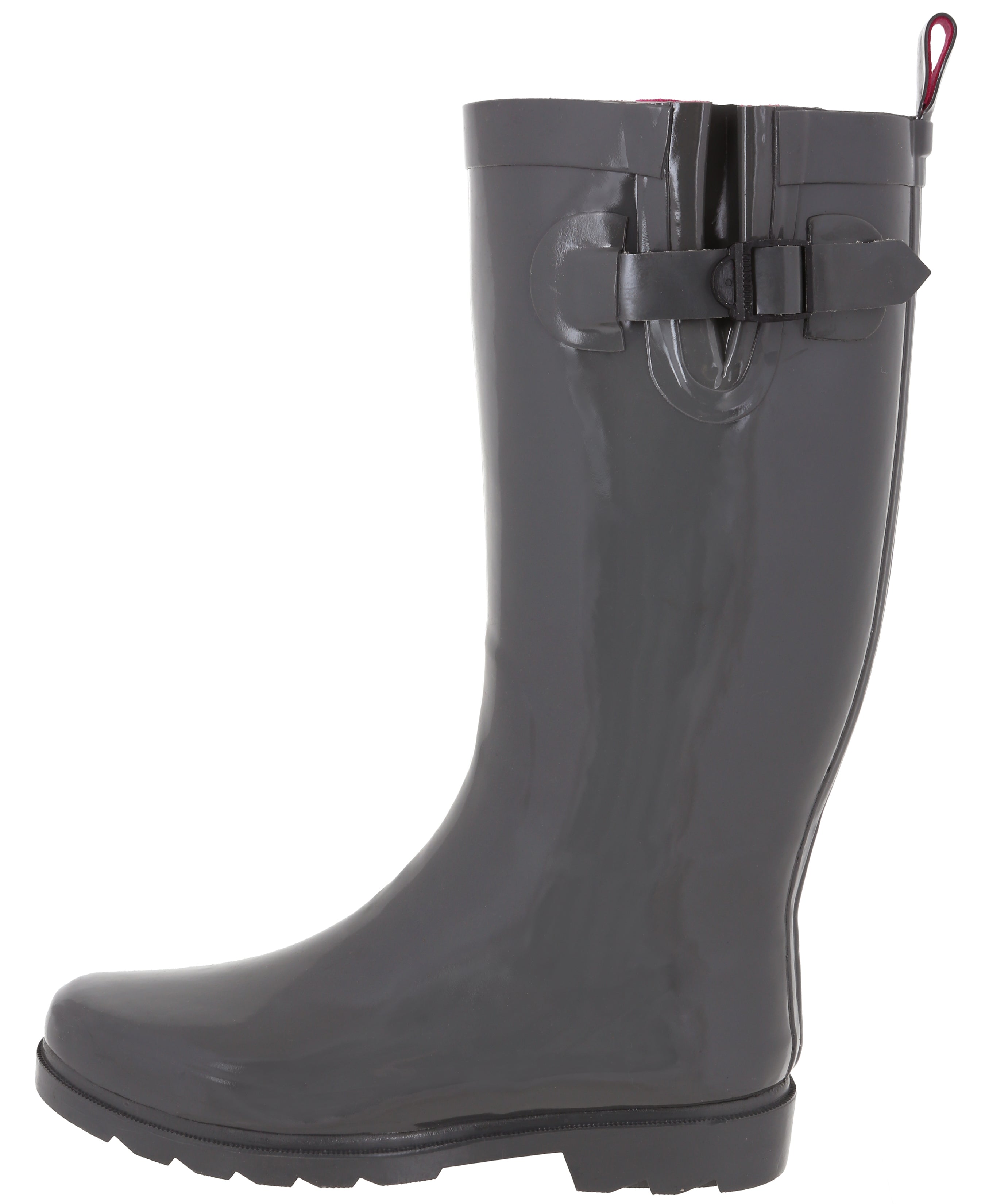capelli-new-york-damen-gummistiefel-grau-hoch-gummi image 4