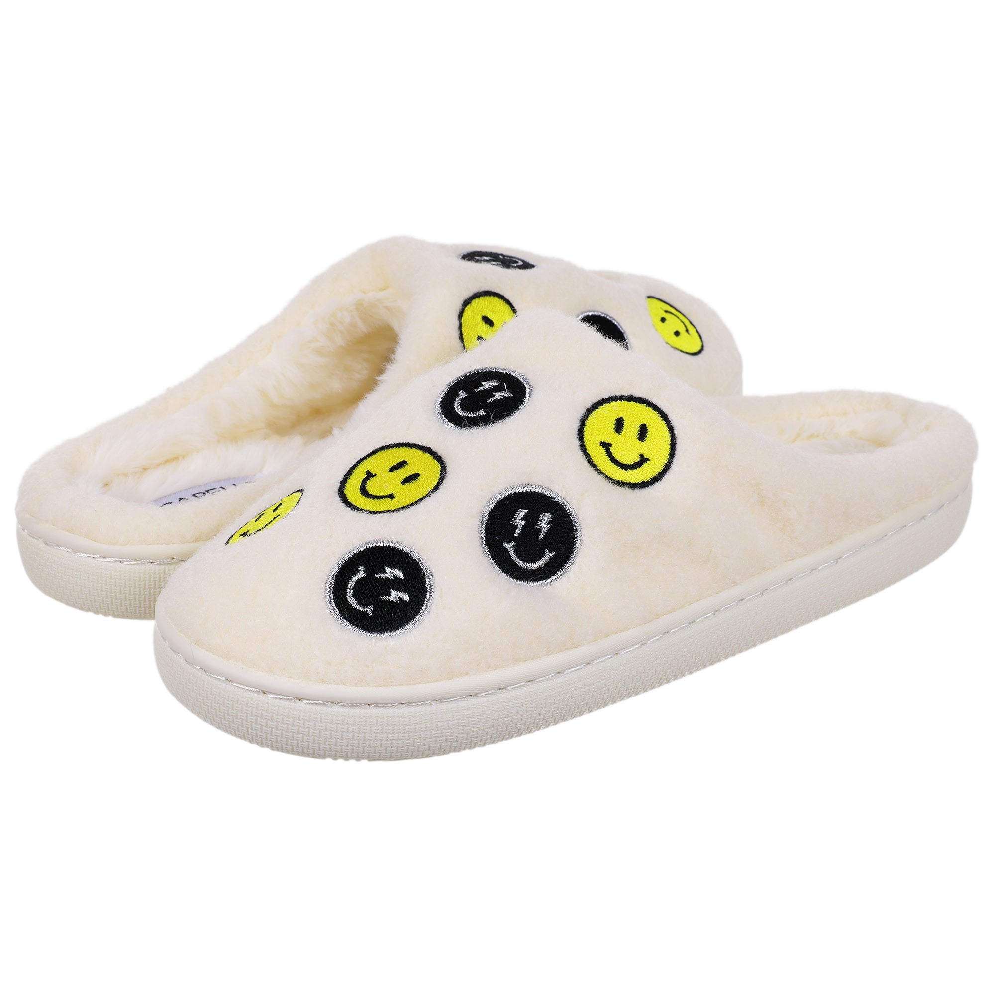 capelli-new-york-wool-scuff-smiley-hausschuhe-gr-medium image 3