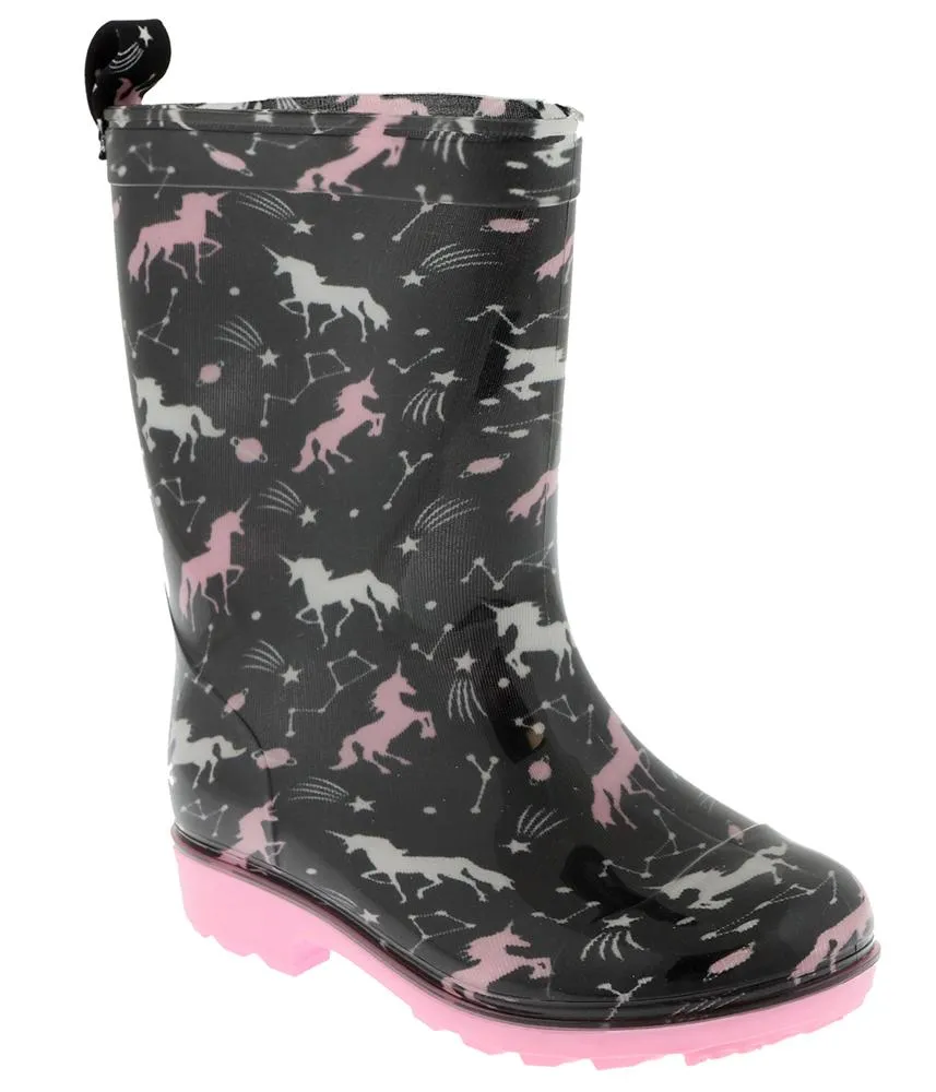 capelli-new-york-outer-space-unicorn-gummistiefel-m-dchen-wasserdicht image 1