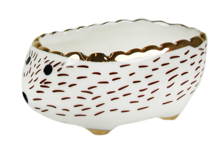capelli-new-york-trinket-trays-schmuckschale-igel-keramik image 1