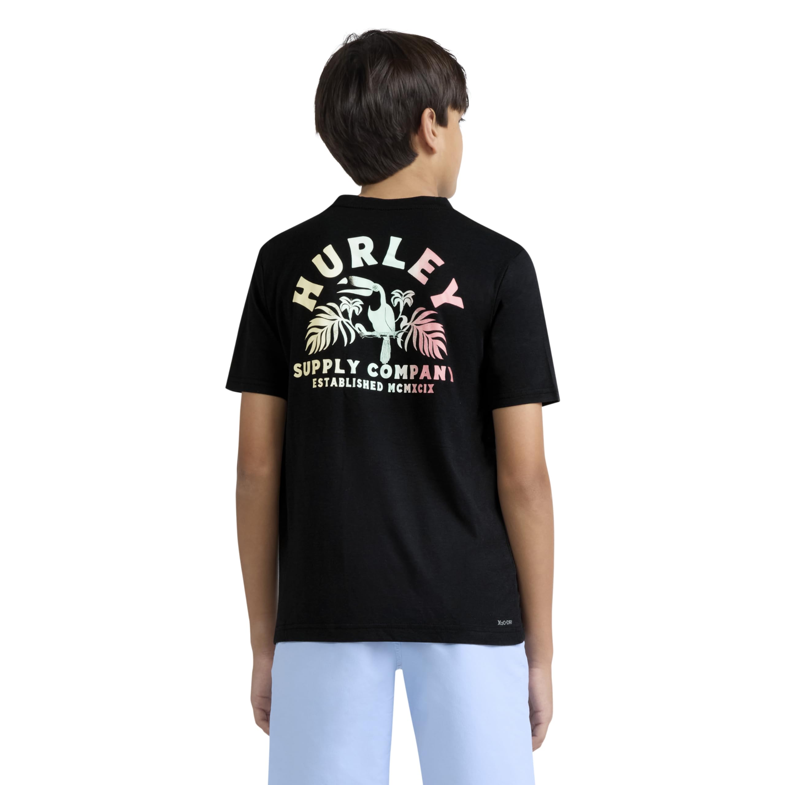hurley-89134-grafik-t-shirt-jungen-8-10-jahre-print image 6