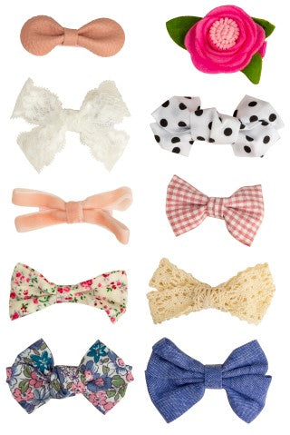 capelli-new-york-infant-bow-set-haarschleifen-10er-bunt image 2