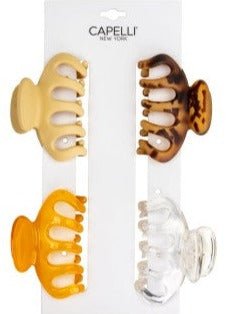 capelli-new-york-haarspangen-4er-set-klauenclip-7-cm image 1