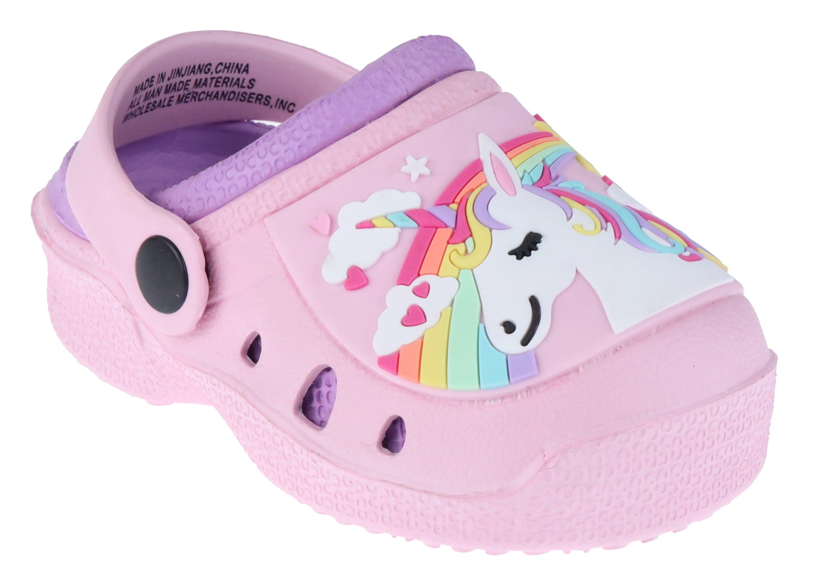 capelli-new-york-toddler-girls-clogs-unicorn-clogs-two-tone image 1