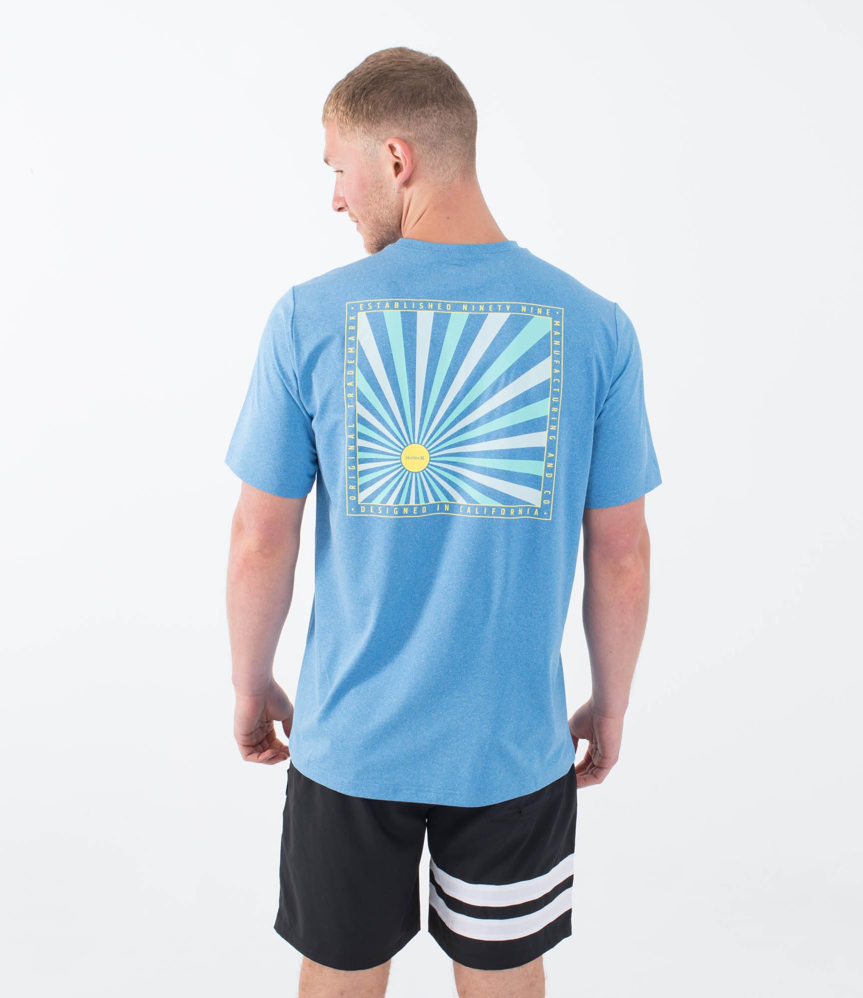 hurley-everyday-hybrid-upf-t-shirt-herren-s-kingdom-blue image 5