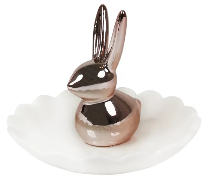 capelli-new-york-trinket-tray-schmuckschale-hase-keramik image 1