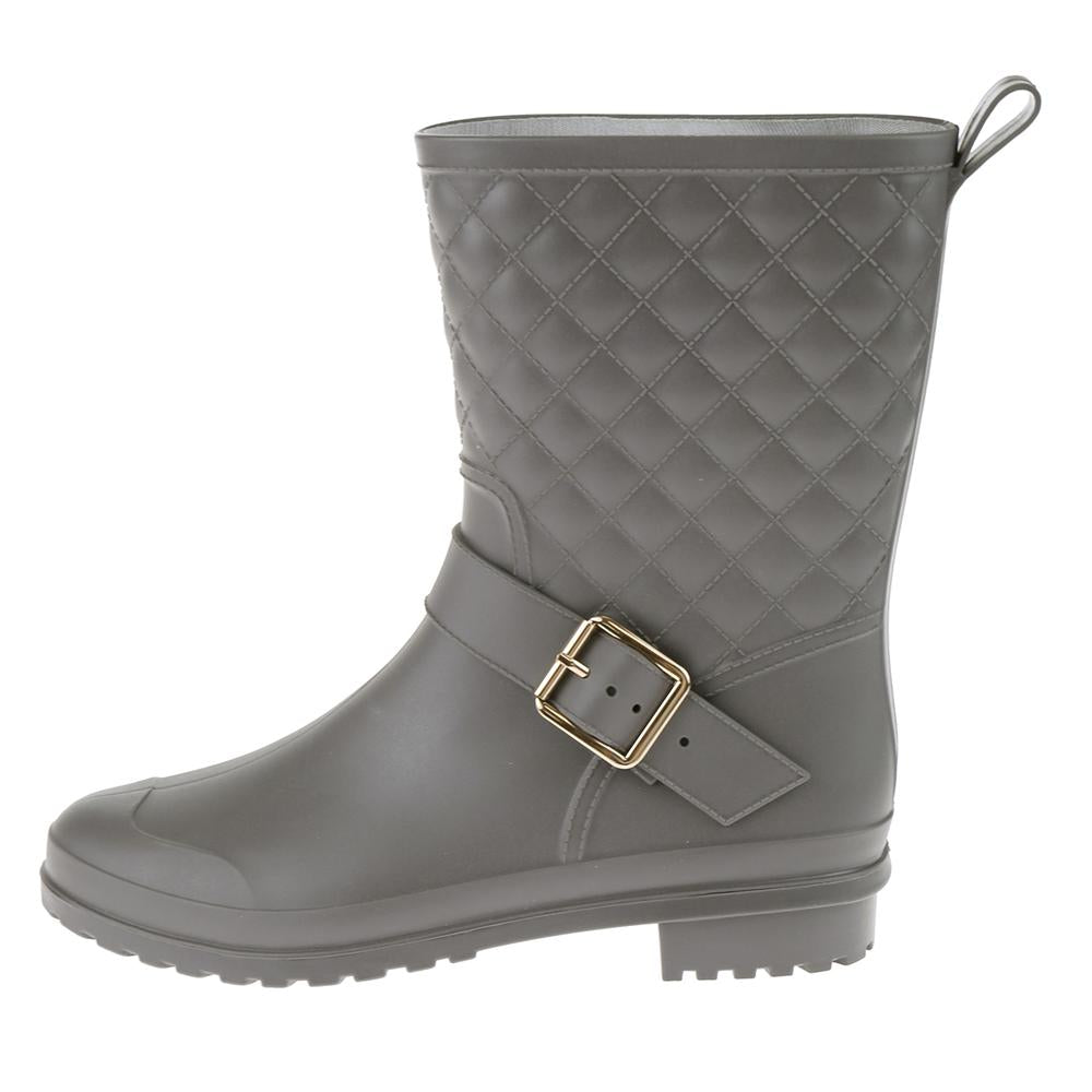 capelli-new-york-ladies-rain-boots-gummistiefel-grau-matt image 3